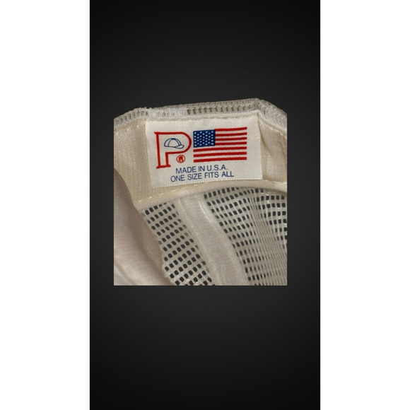 VTG Unisex Charlie Daniels Band Trucker Hat White Adjustable Mesh Made in USA​ - Picture 6 of 8